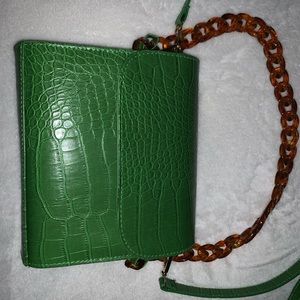 Faux snake skin bag